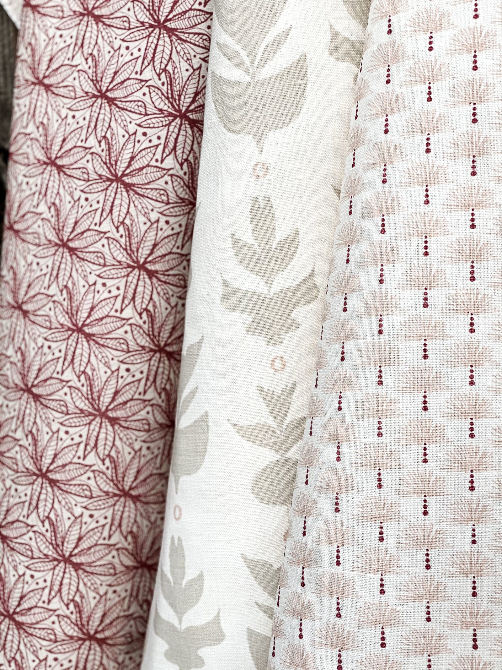 Cushion — Akela Fig, Capri, Heron & Lipgloss