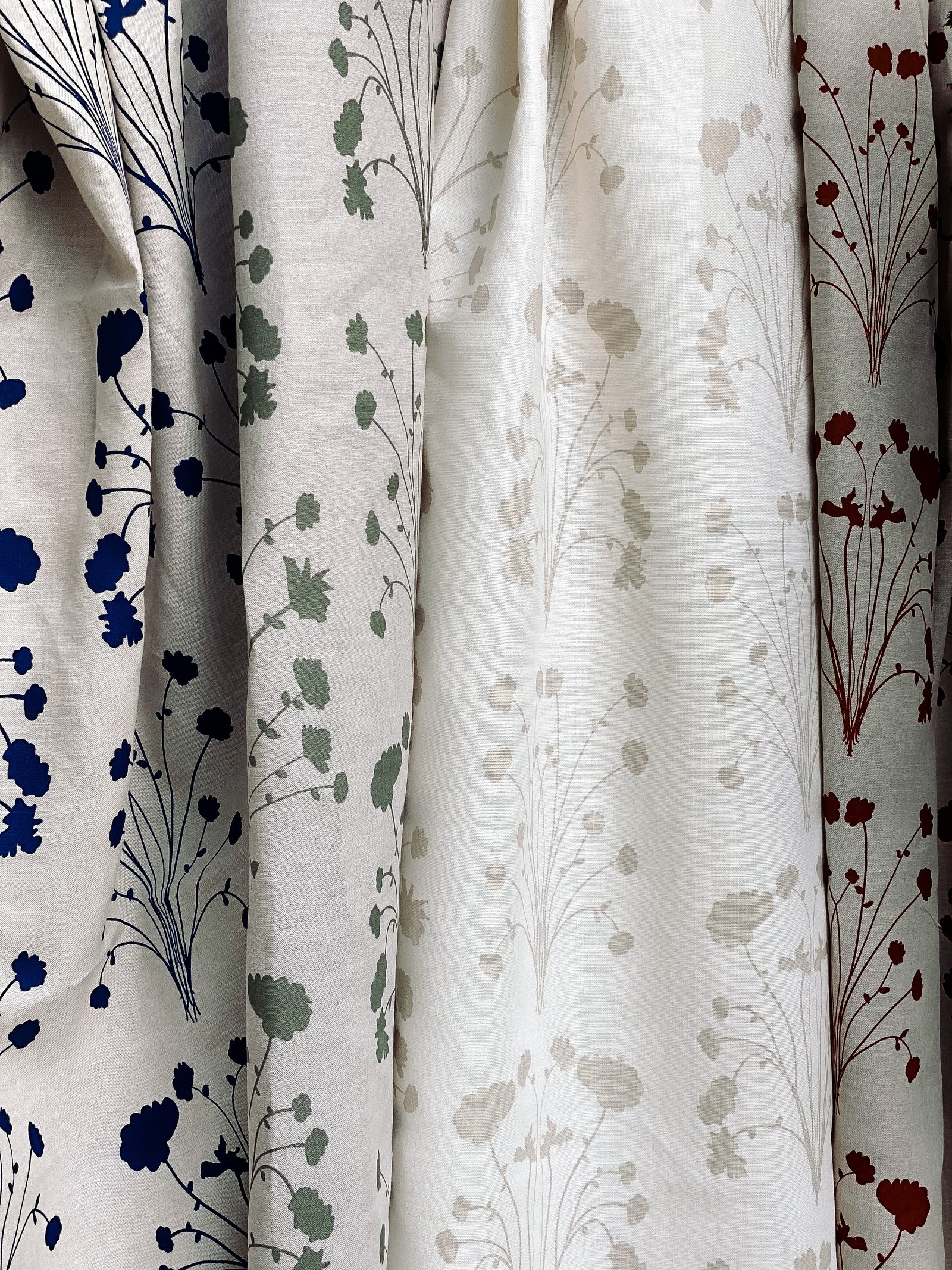 Amelie — Indigo, Moss, Heron & Burnt Orange