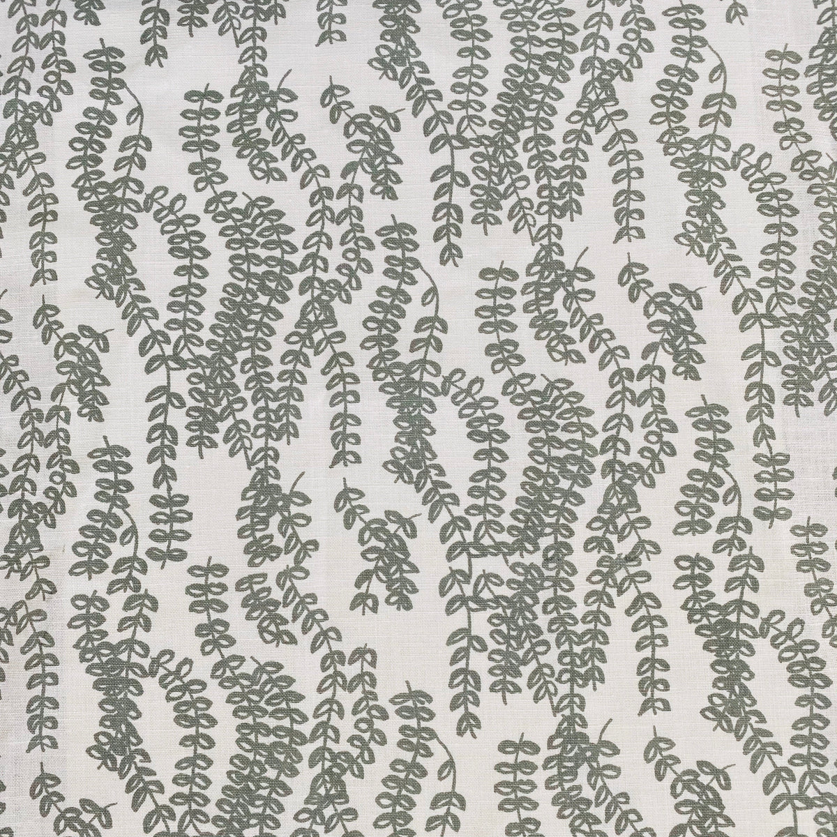 Antoinette Wallpaper — Moss on Oyster
